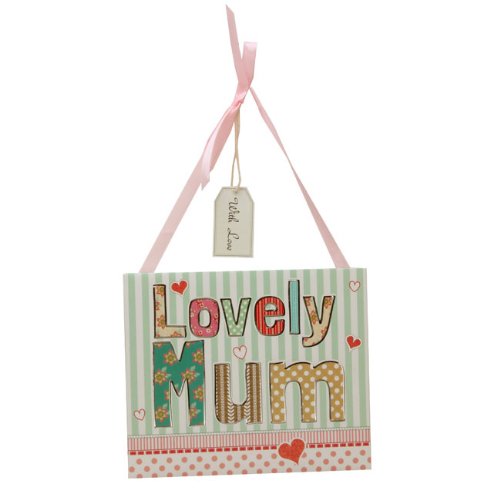 Laura Darrington Boxed Lovely Mum Wall Plaque