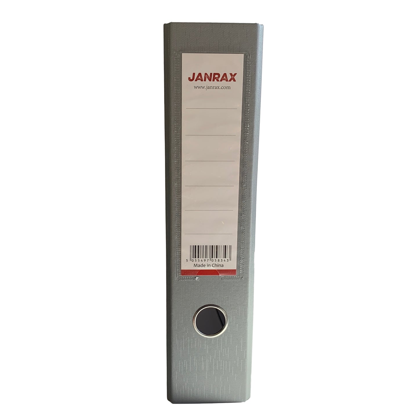 A4 Grey Paperbacked Lever Arch File by Janrax