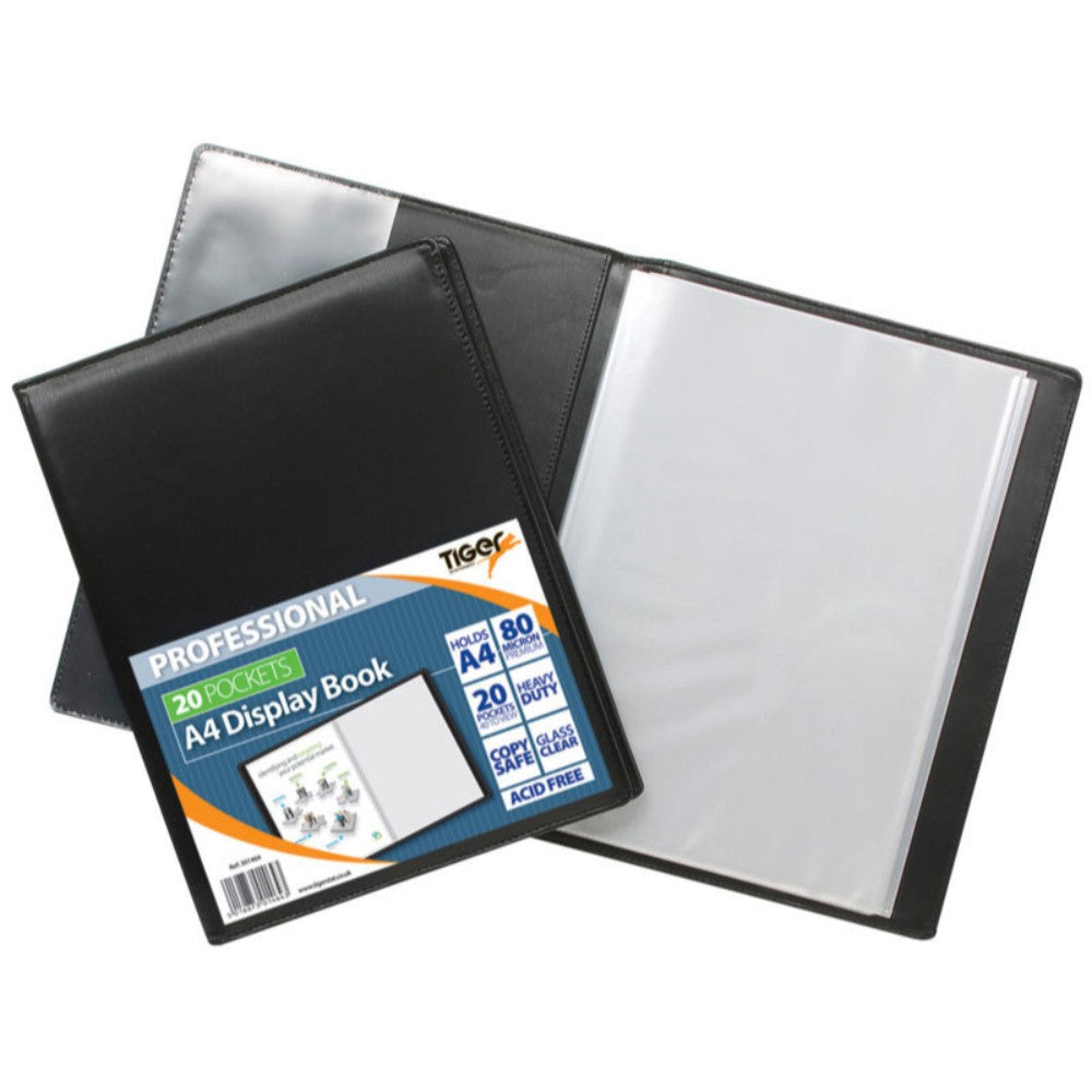 Tiger A4 Professional 20 Pocket Display Book