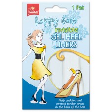 Happy Feet Invisible Gel Heel Liners (1 Pair)