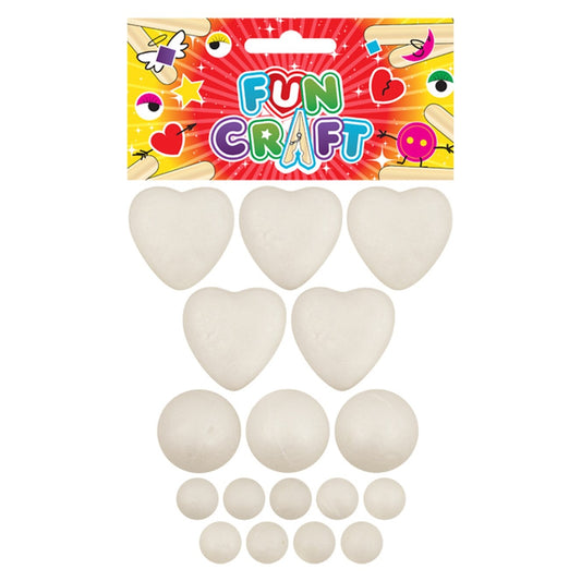 Packs of Craft Kit Foam Shapes Assorted