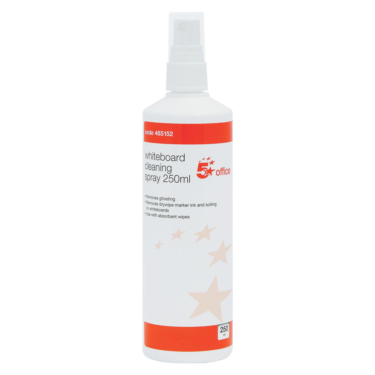 5 Star Office Whiteboard Clean Spray 250ml