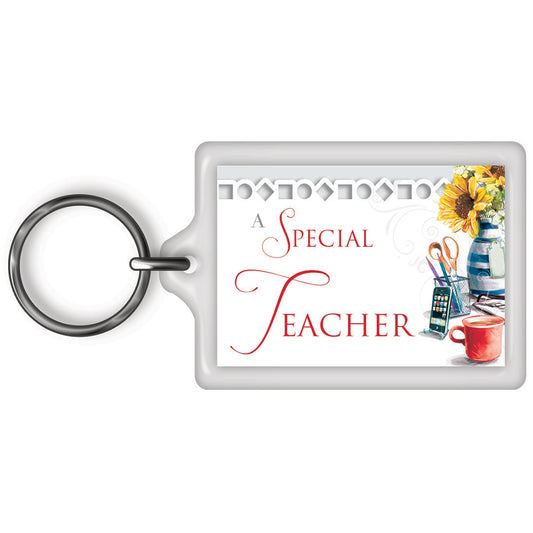 A Special Teacher Celebrity Style World's Best Keyring