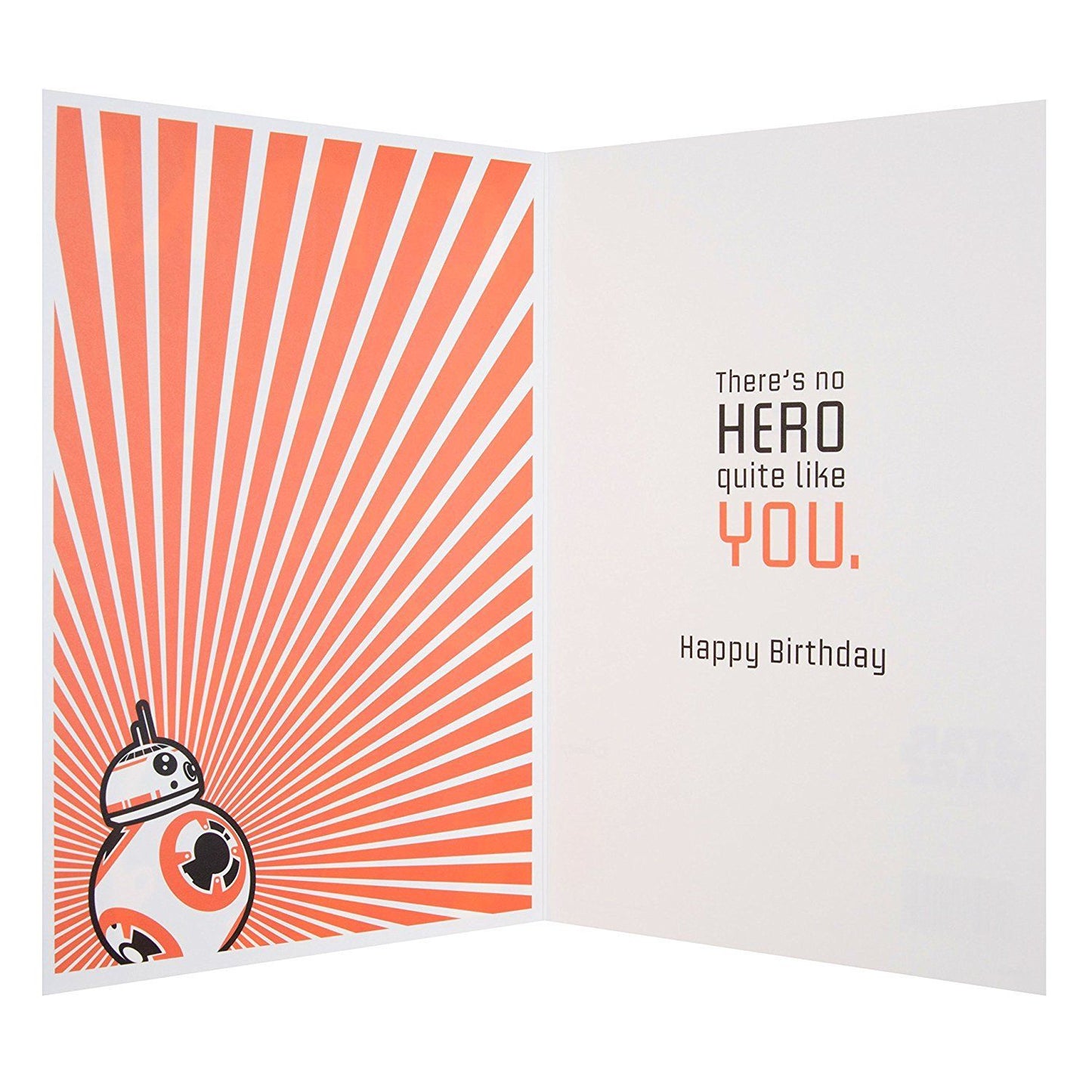 Hallmark Son Star Wars Birthday Card 'BB8' Medium