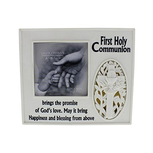 Juliana 16cm Resin Light Up Photo Frame First Holy Communion 3"x3" Picture