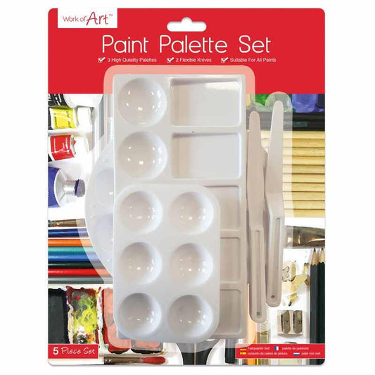 Work of Art 5 Piece Paint Palette Set