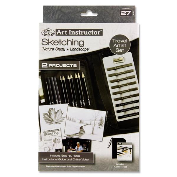 Art Instructor 37 Piece Travel Set - Sketching