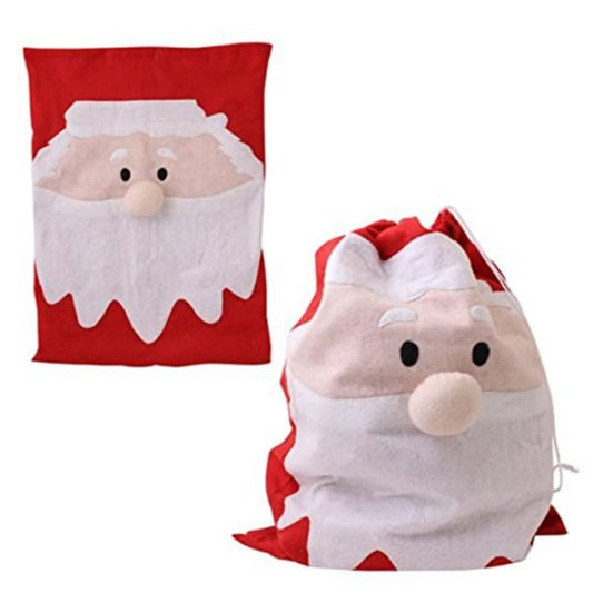 Santa Face Felt Bag