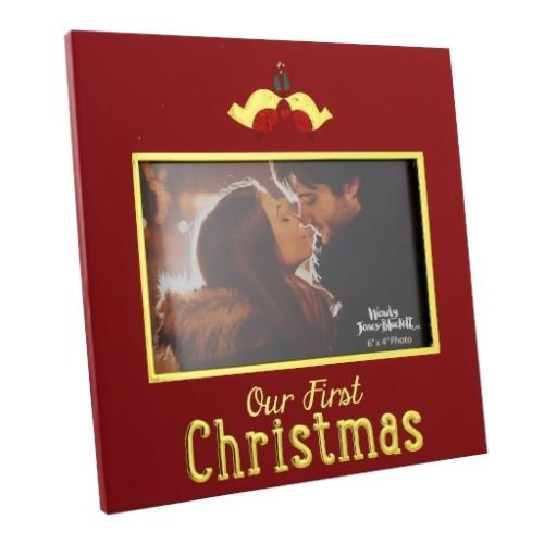 Wendy Jones Blackett Photo Frame - Our First Christmas - 6" x 4"