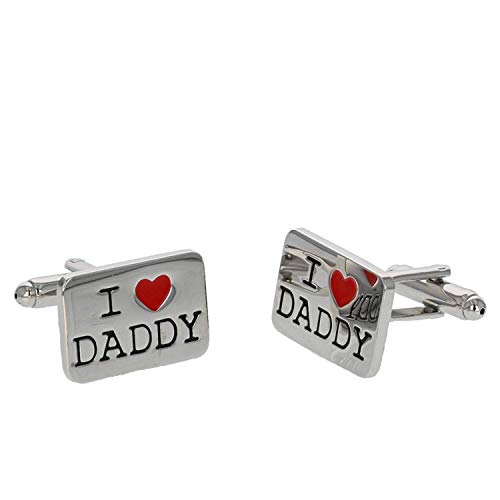 Harvey Makin Cufflinks  I Heart Daddy 2cm