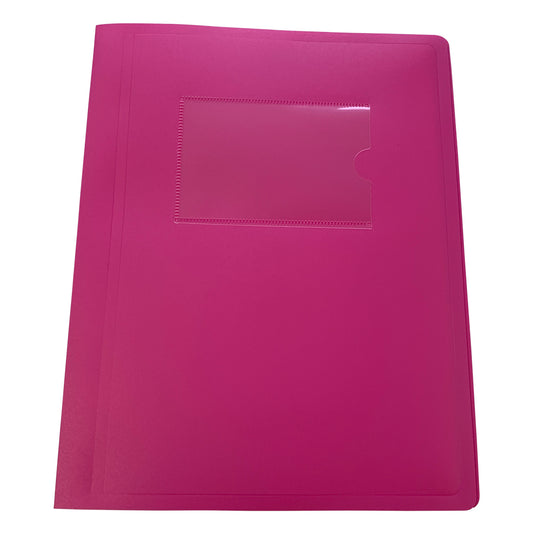 A5 Pink Flexible Cover 40 Pocket Display Book