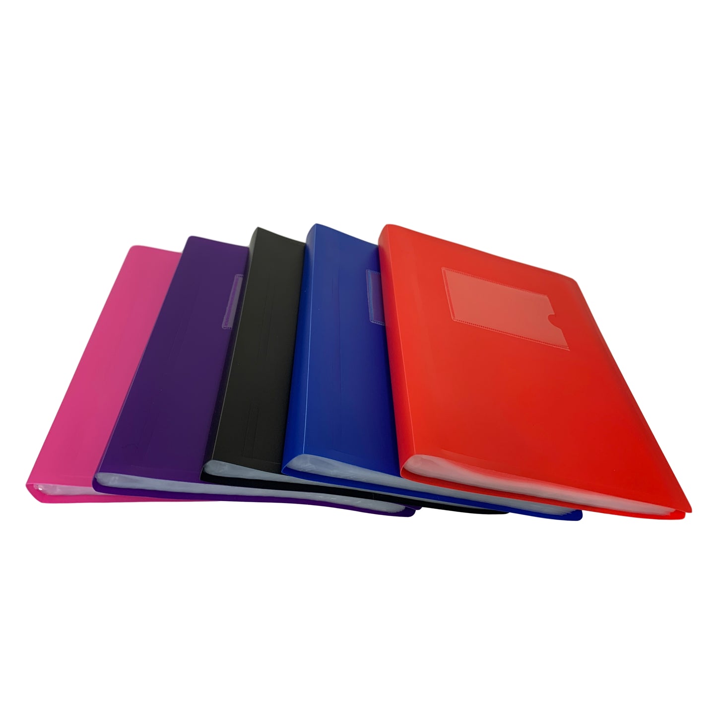 A5 Black Flexible Cover 100 Pocket Display Book