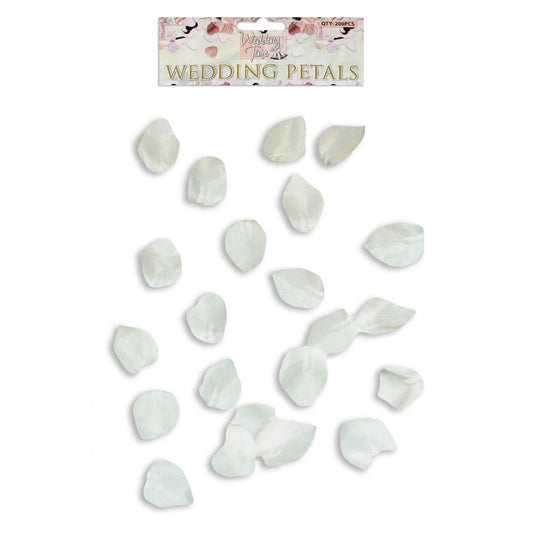 Pack Of 200 White Coloured Wedding Petals