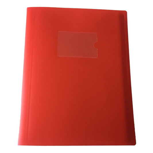 A4 Red Flexible Cover 80 Pocket Display Book