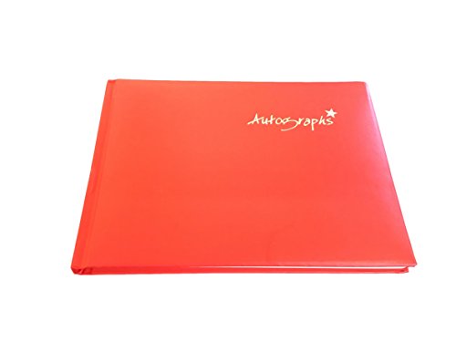 Red Autograph Book 100 pages - Signature End of Term School Leavers