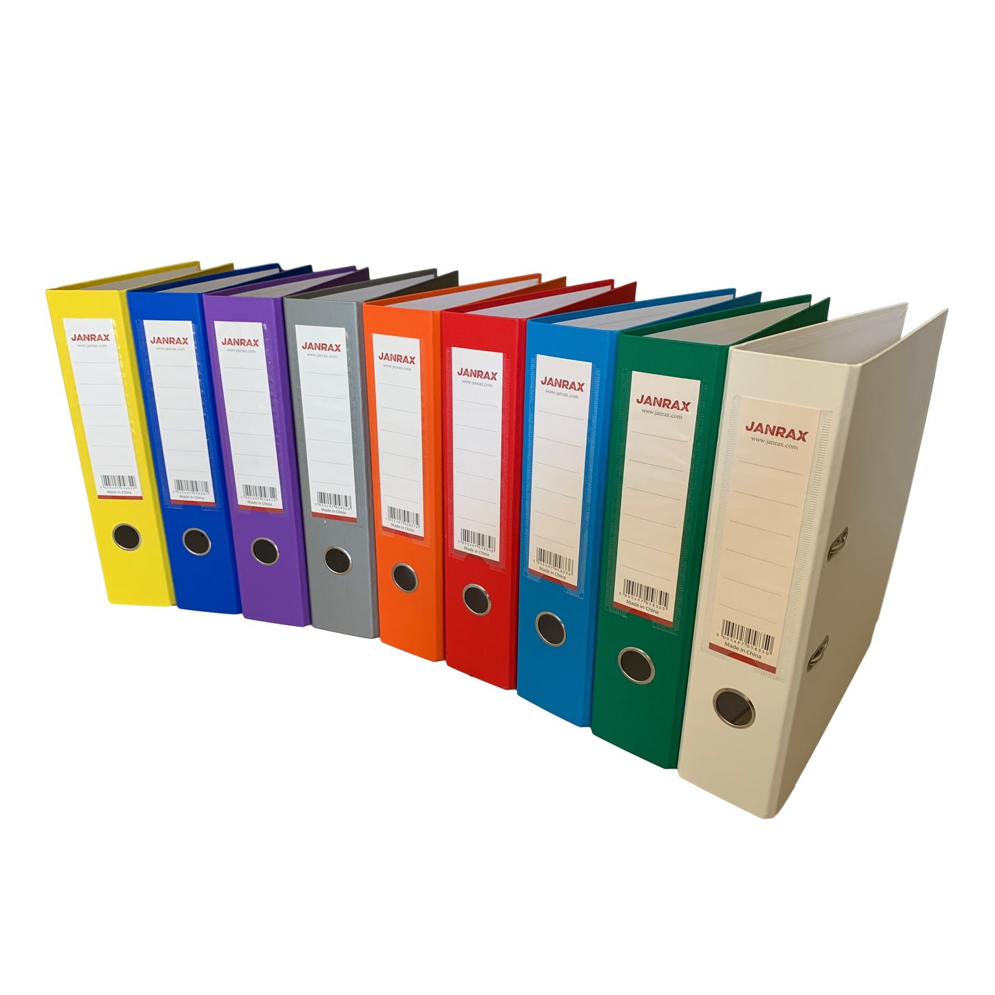 A4 Grey Paperbacked Lever Arch File by Janrax