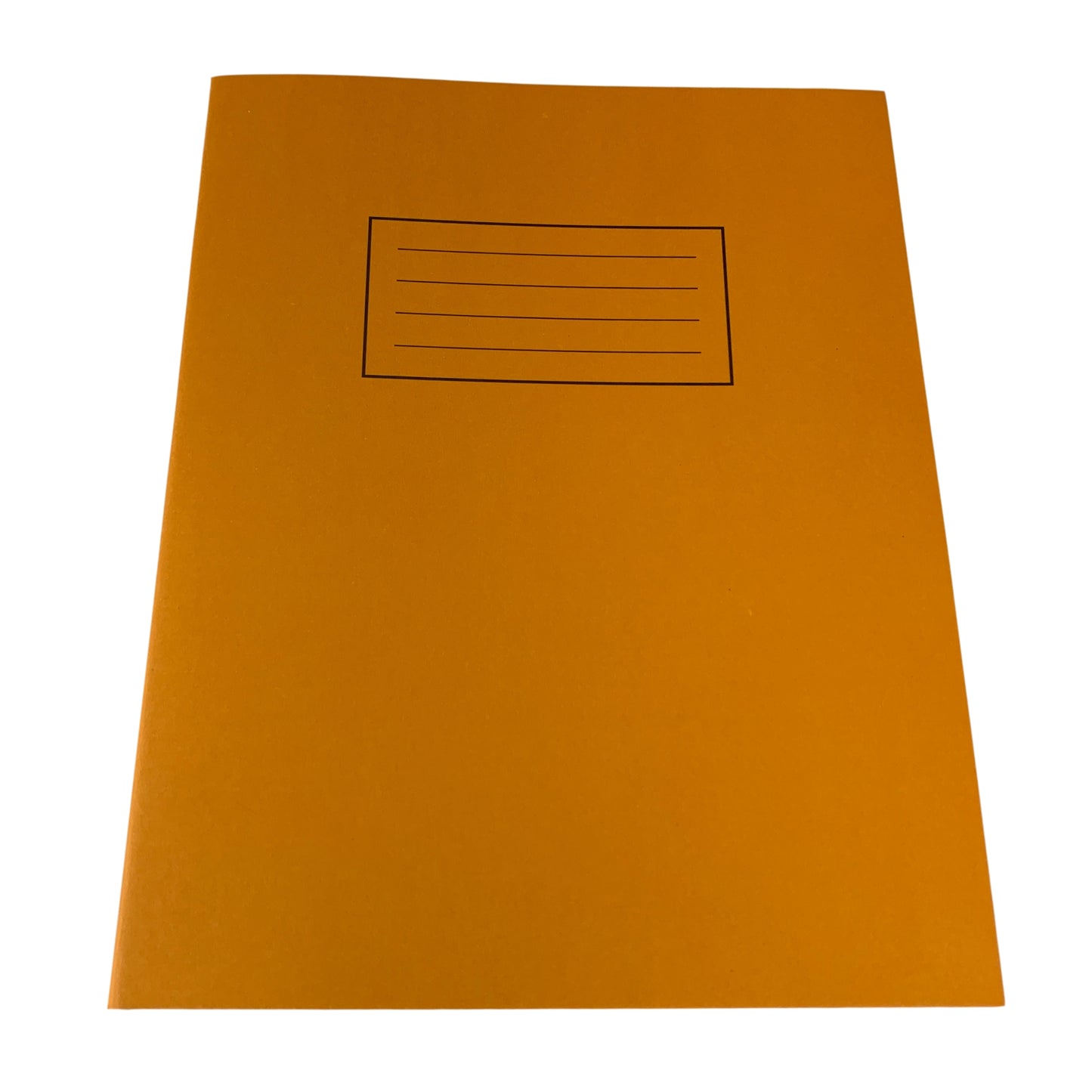 Pack of 50 Janrax 9x7" Orange 80 Pages Feint and Ruled Exercise Books