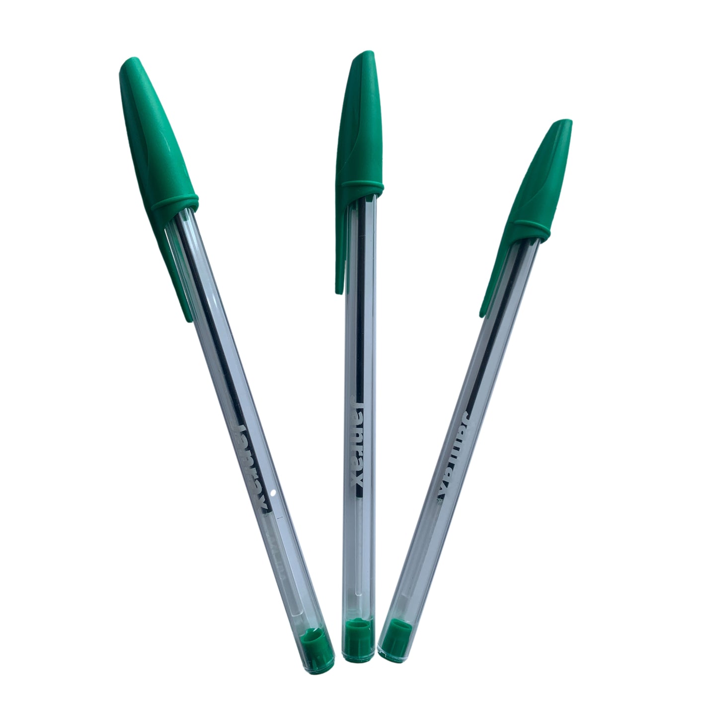 Box of 50 Green Ballpoint Pens Smooth Glide by Janrax