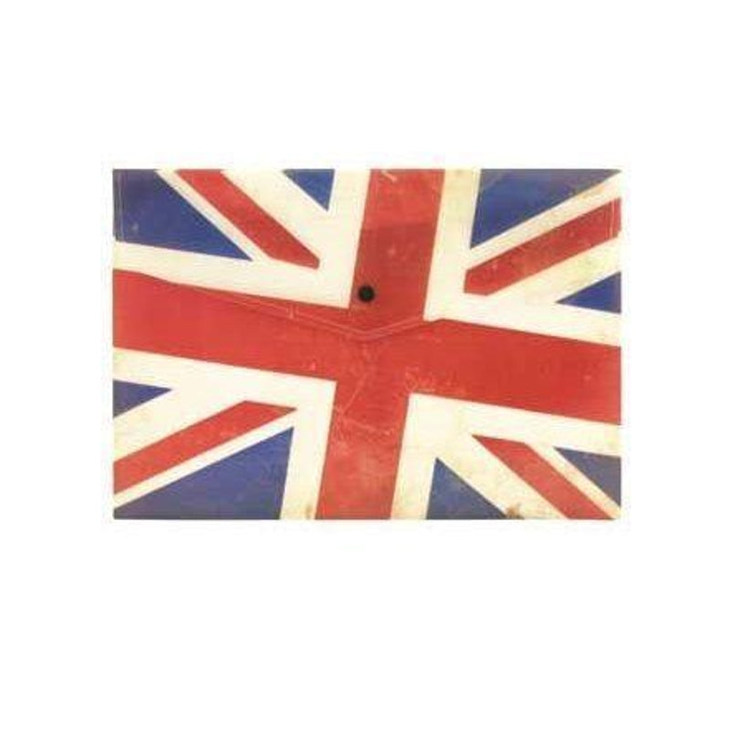 A4 Union Jack Document Stud Wallet