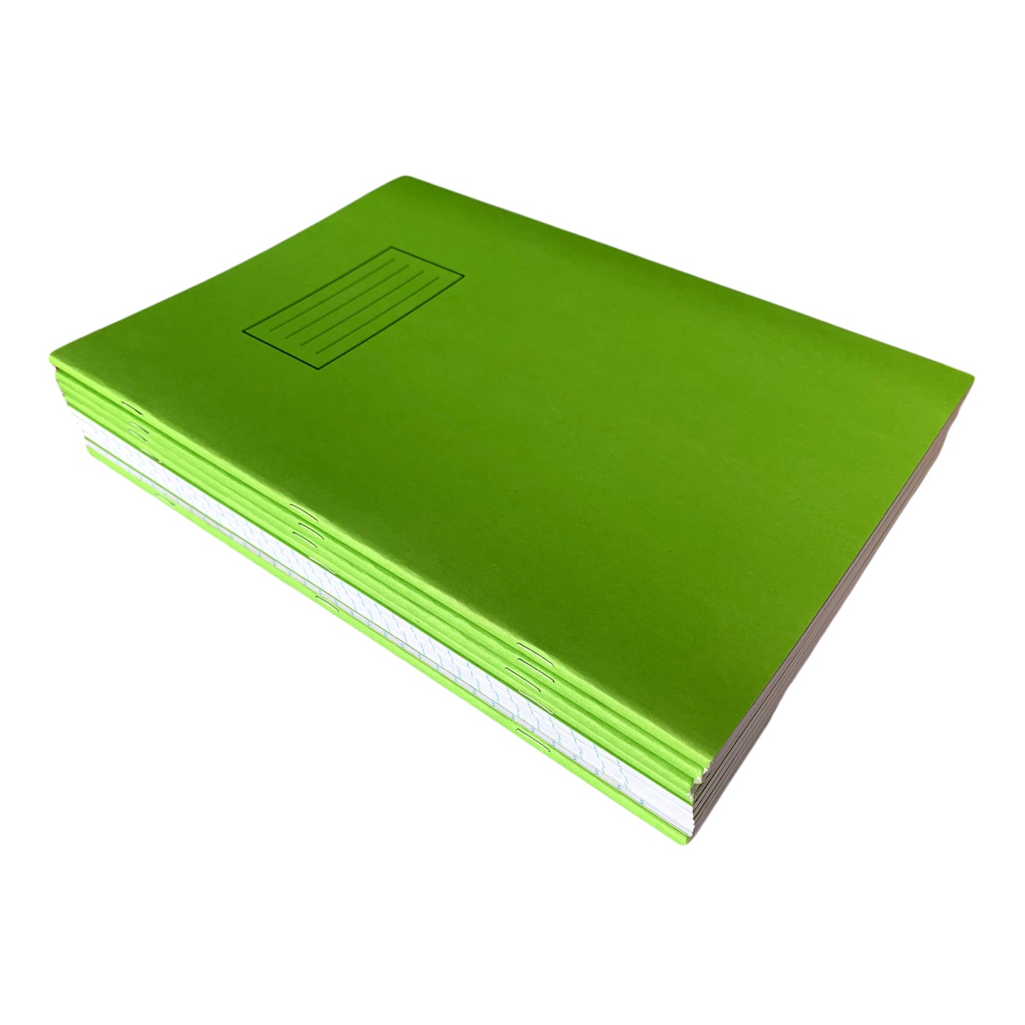 Pack of 50 Janrax A4 Green 80 Pages Feint and Ruled Exercise Books