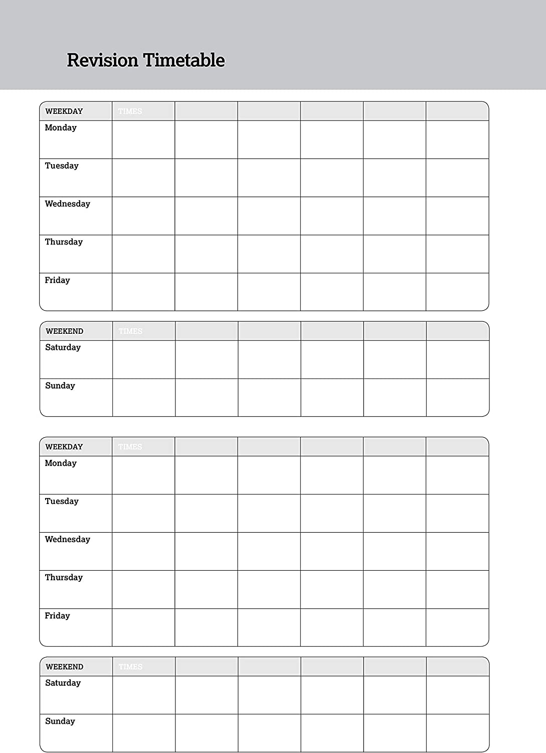 A4 160 Pages Wirebound Revision Notebook