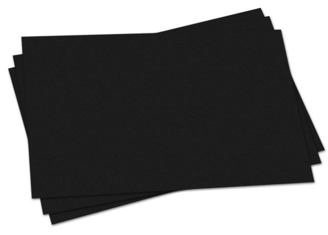 Pack of 100 A4 Black Sugar Paper