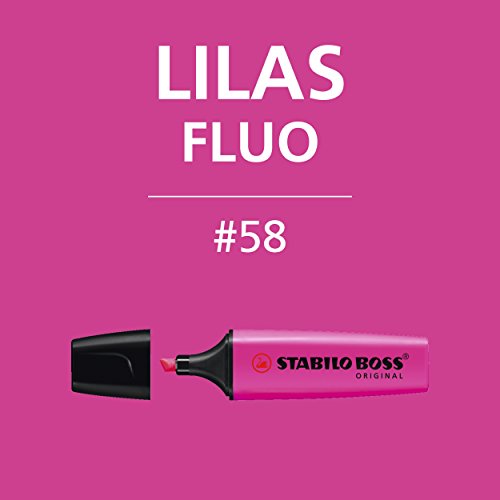 Stabilo Boss Original Lilac Highlighter (Pack of 10)