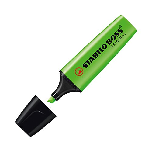 Stabilo Boss Original Green Highlighter (Pack of 10)