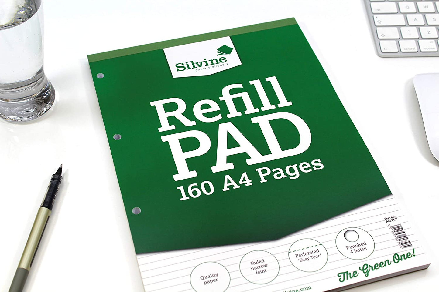 A4 Narrow Feint Refill Pad (210x297mm)