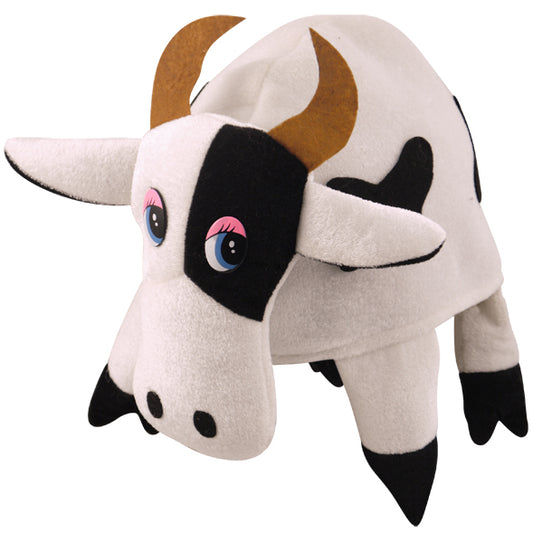 Adult Cow Hat Fancy Dress (38x25cm)