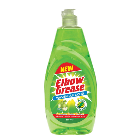 Elbow Grease Washing Up Apple Fresh Liquid 600ml