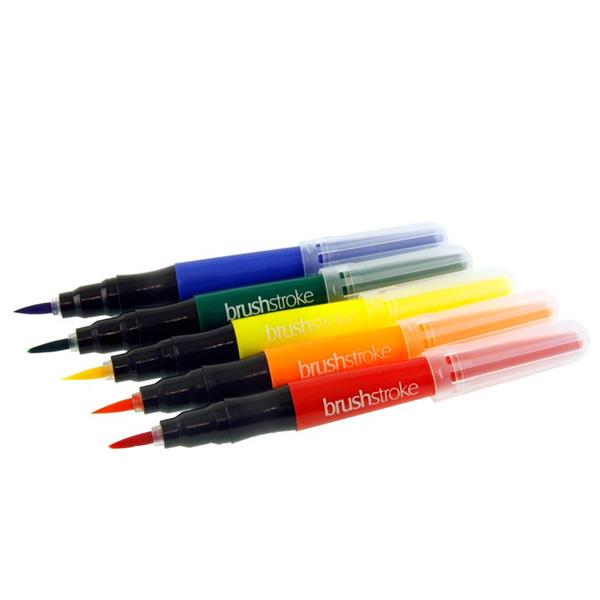 Pack of 9 Assorted Brush Stroke Markers by Pro:scribe