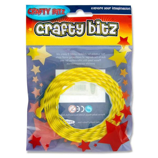 Yellow Adhesive Felt Ribbon by Crafty Bitz