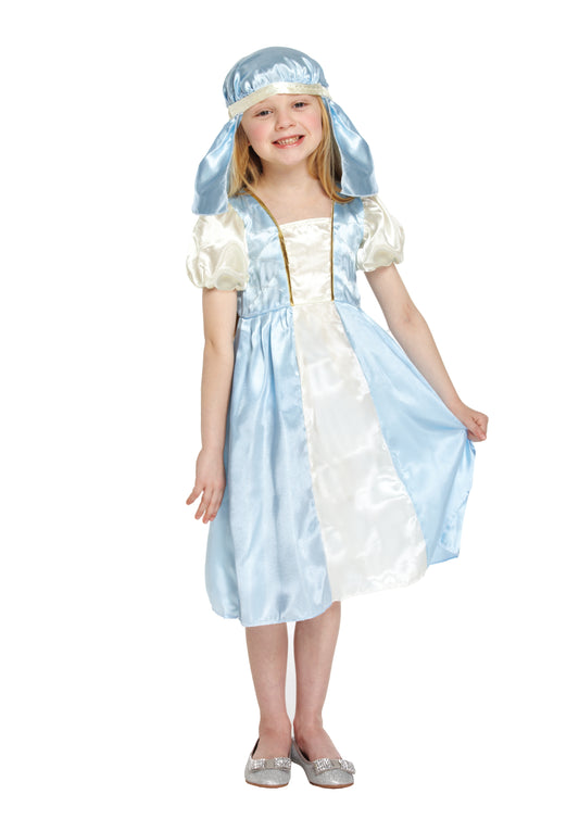 Child Mary Nativity Fancy Dress Costume (7-9 Year Olds)