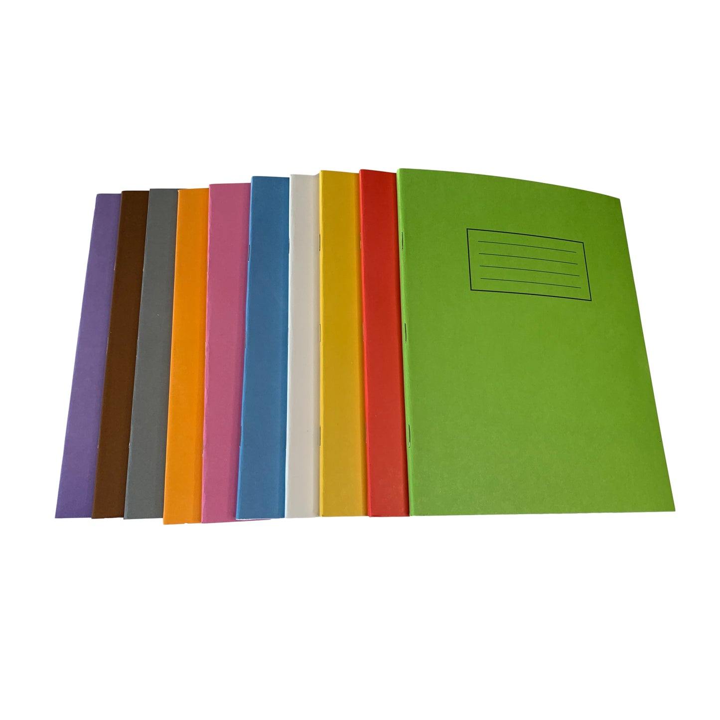 Janrax 9x7" Green 80 Pages Feint and Ruled Exercise Book