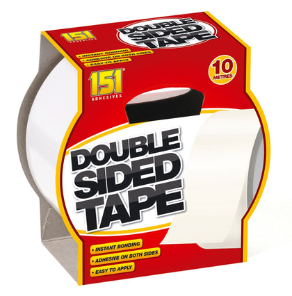 H DUTY DOUBLE SIDED FOAM STICKY TAPE 19MM X 10M WIDE ART CRAFTS MOUNTING  PADDED
