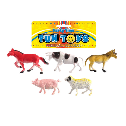 Pack of 5 Farm Animal