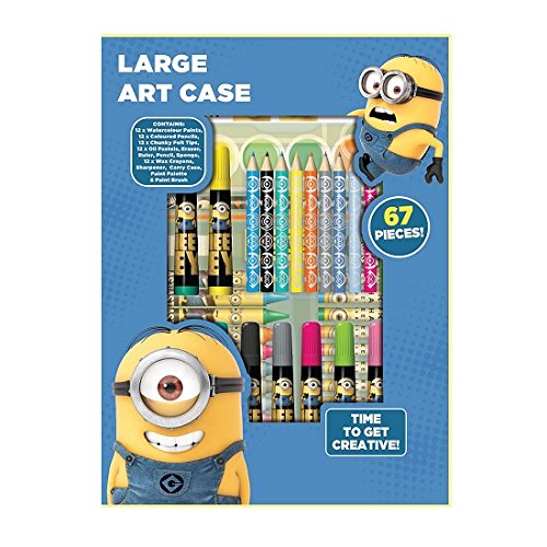 67 Pieces Despicable Me Minions Large Art Case