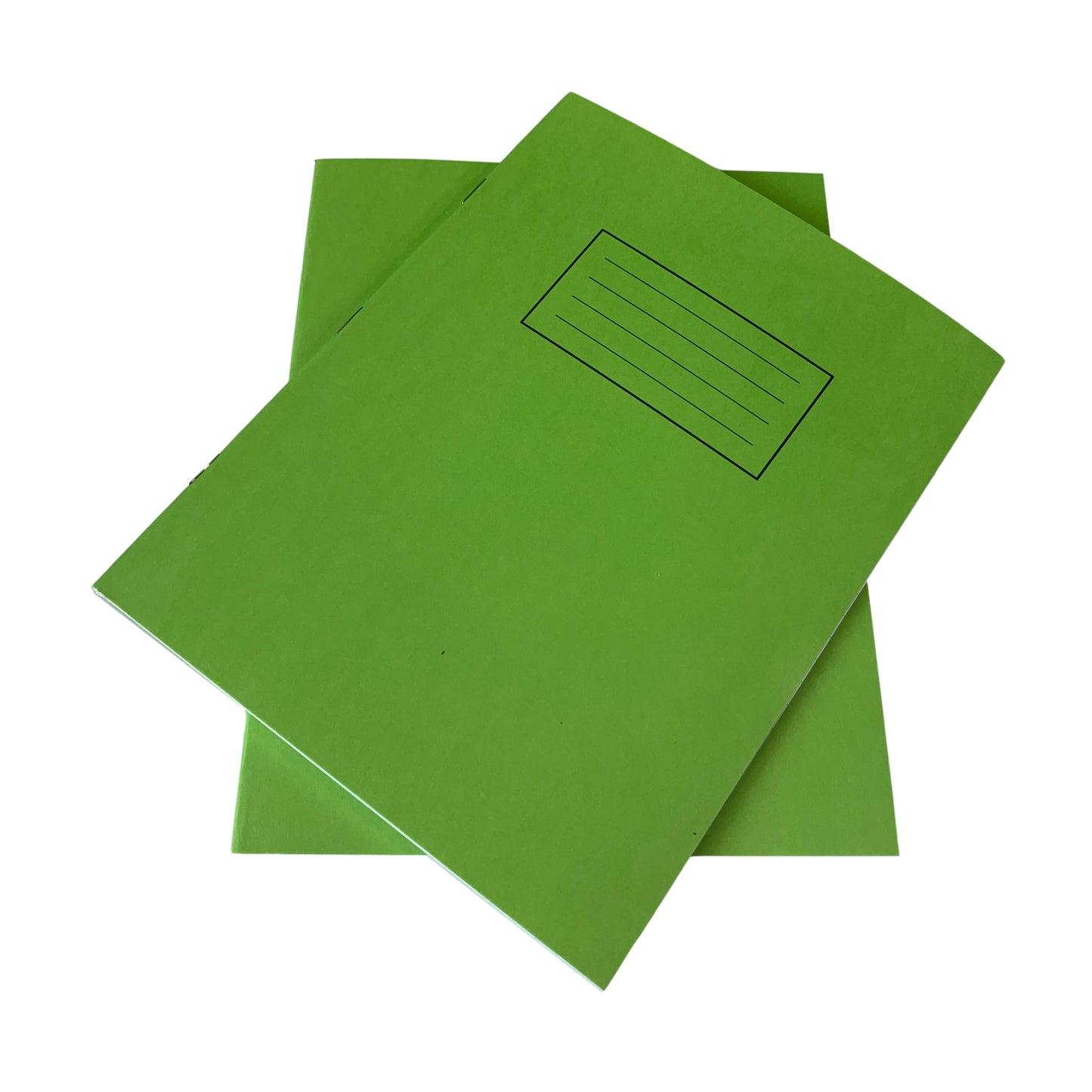 Janrax 9x7" Green 80 Pages Feint and Ruled Exercise Book