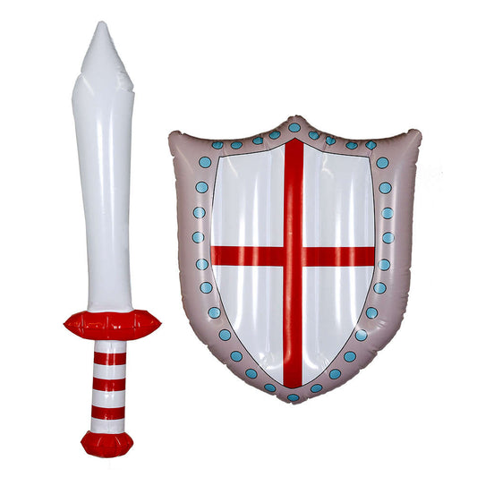 Inflatable England Sword and Shield