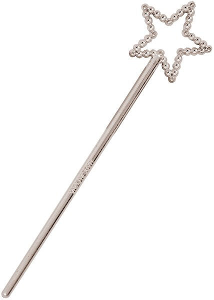 16.5cm Silver Star Magic Wand