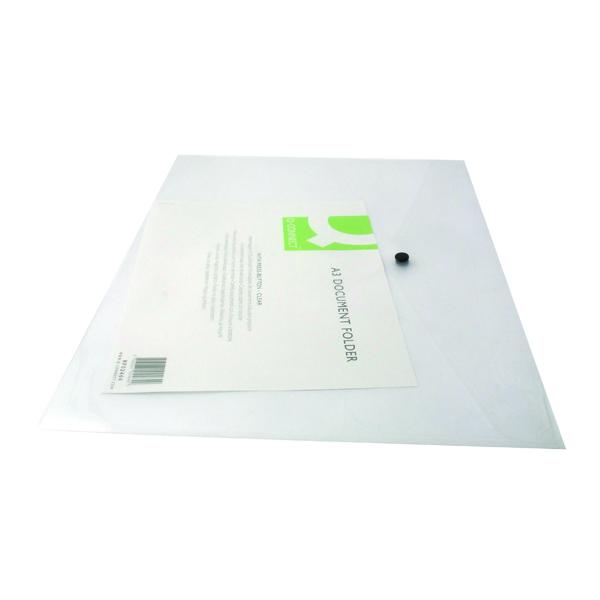 Pack of 12 A3 Clear Polypropylene Document Folders