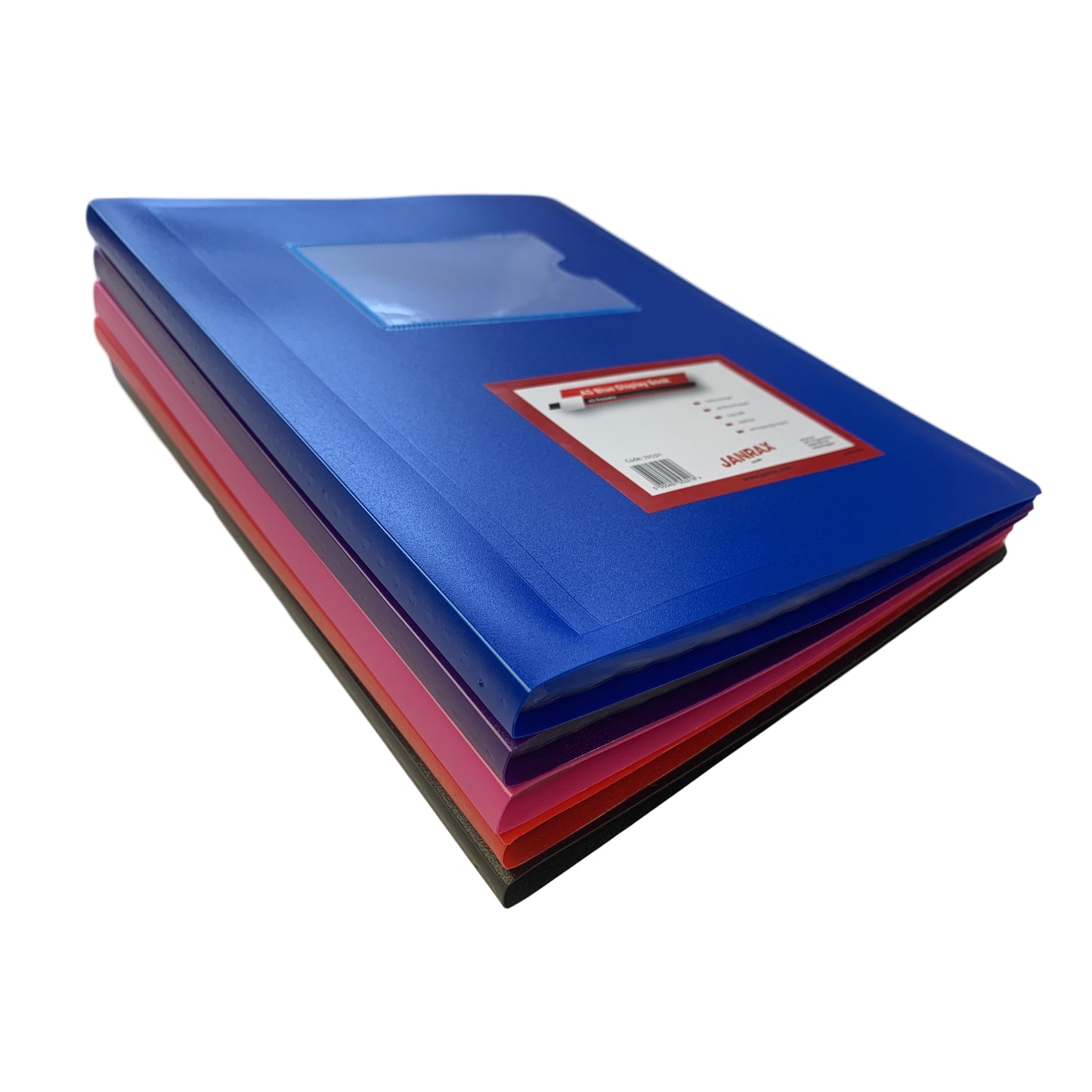 A5 Purple Flexible Cover 40 Pocket Display Book