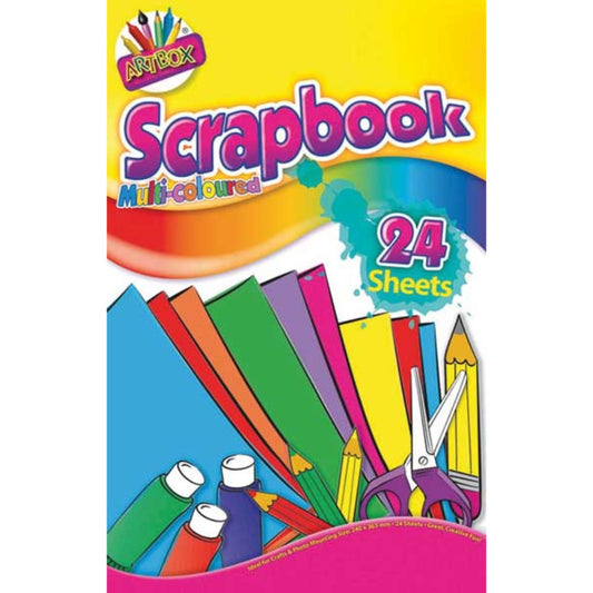 48 Page Multi Colour Scrap Book