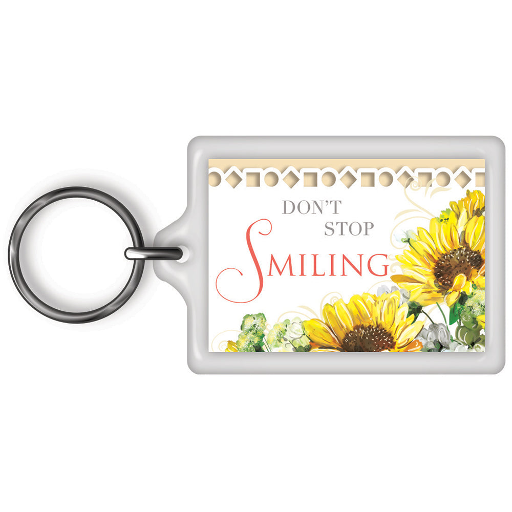 Don't Stop Smiling Celebrity Style World's Best Keyring