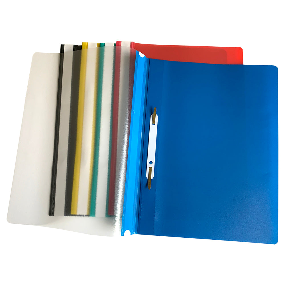 Pack of 12 Green A4 Project Folders by Janrax