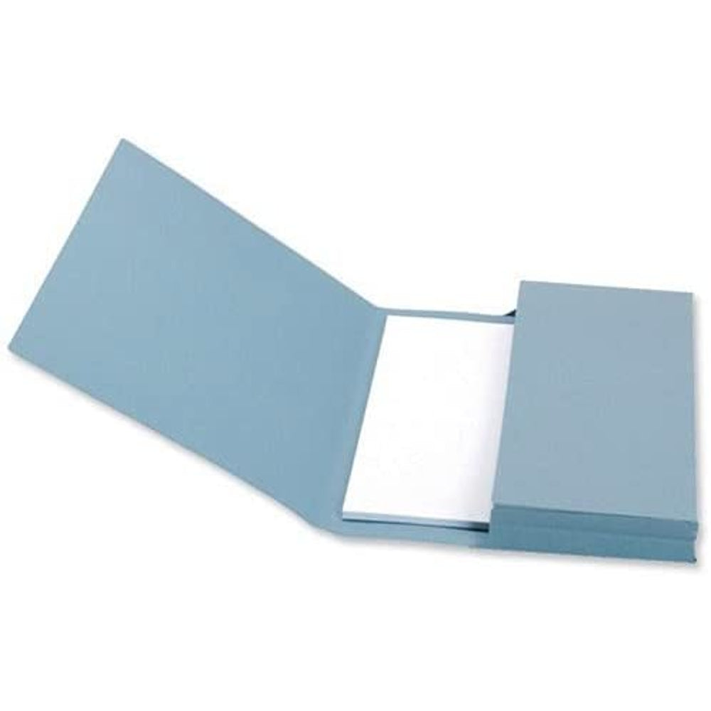 Pack of 50 Foolscap Blue Long Flap Document Wallets