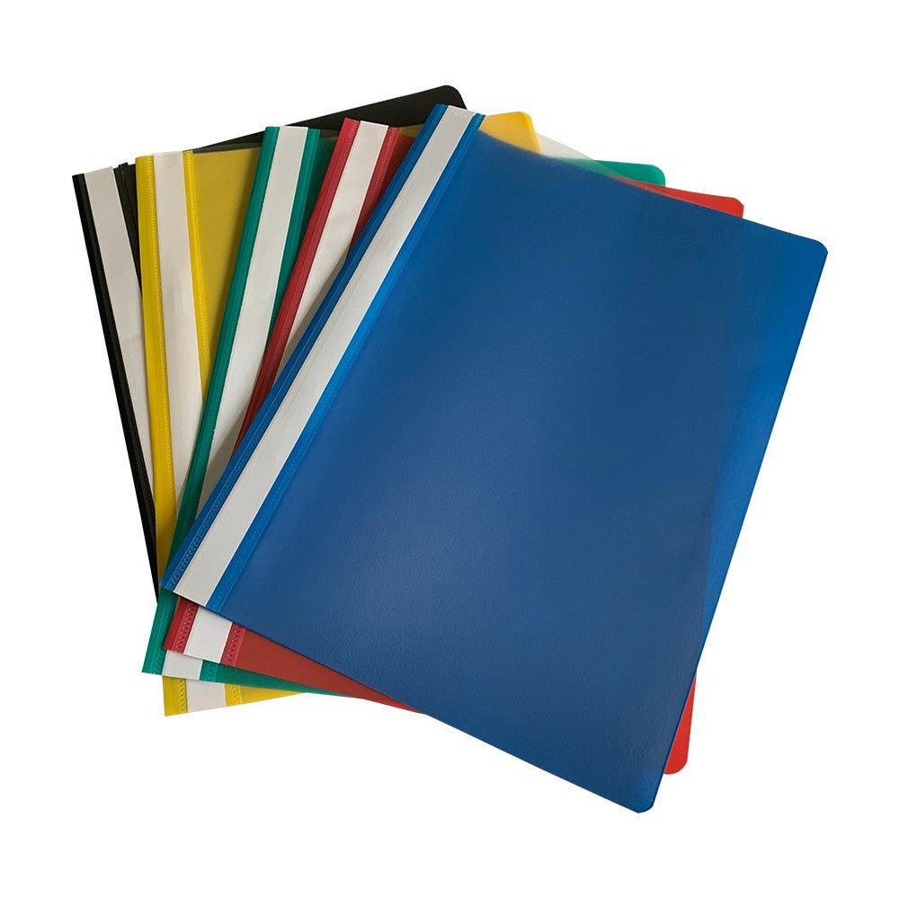 Pack of 12 Yellow A4 Project Folders by Janrax