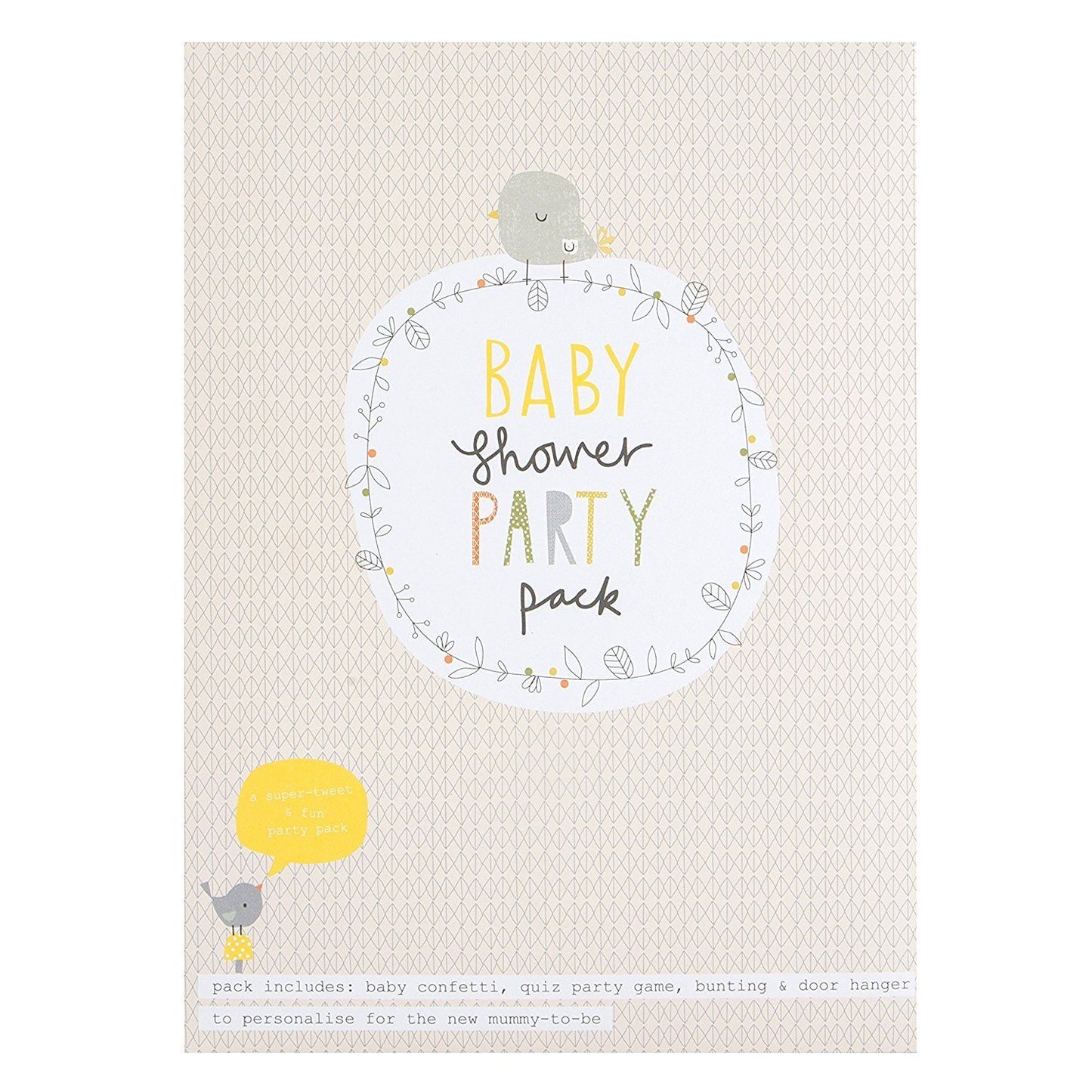 Hallmark "A Little Birdie Told Me Baby" Shower Party Kit [Energy Class A+++]