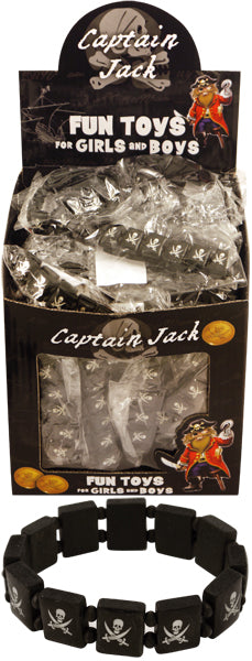 Pack of 12 9cm Pirate Bracelet